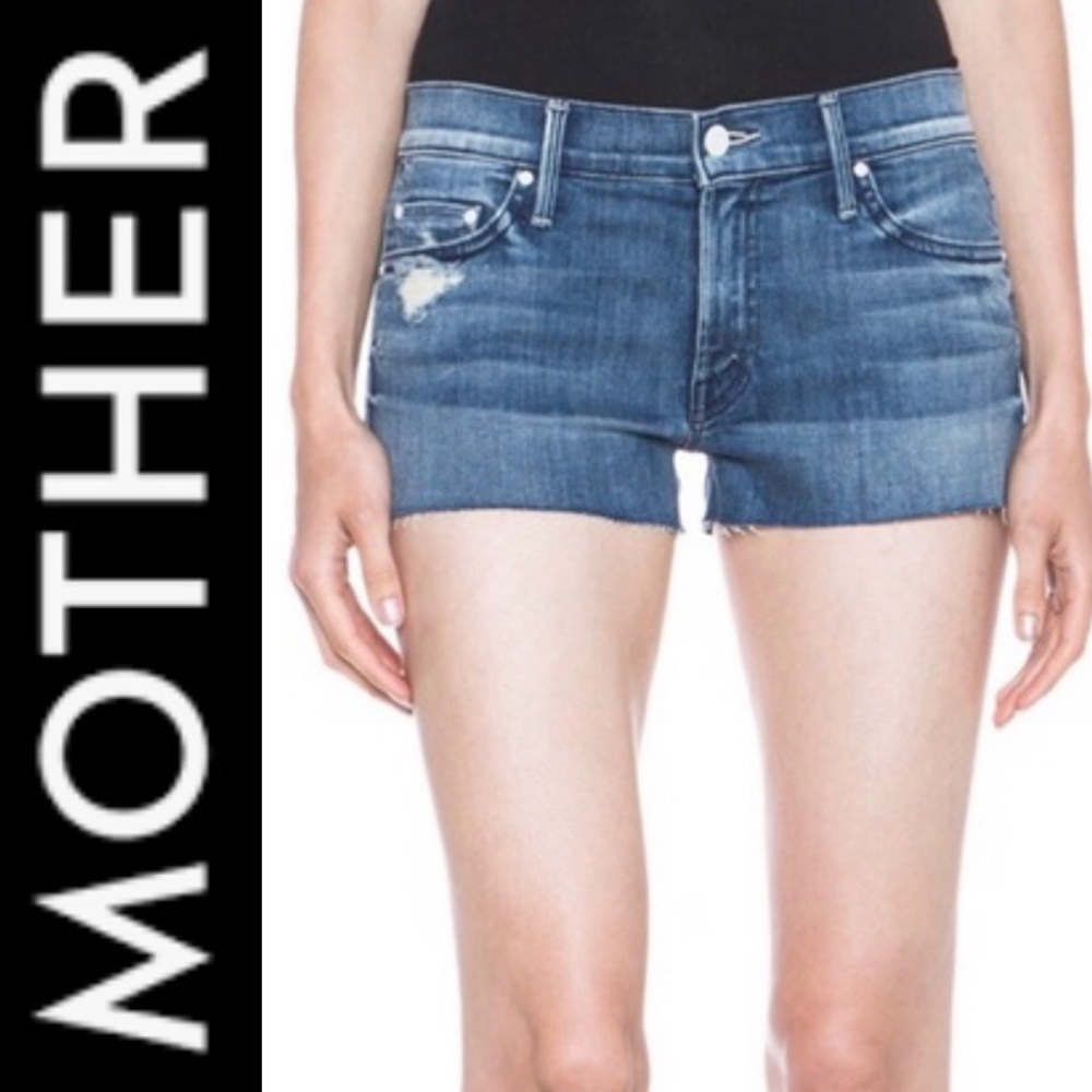 MOTHER Blue Jean Shorts